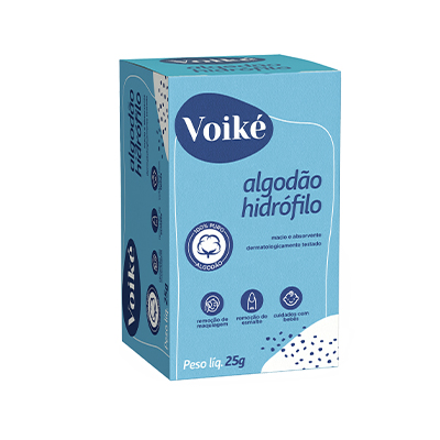Algodão Hidrófilo Voike 25G