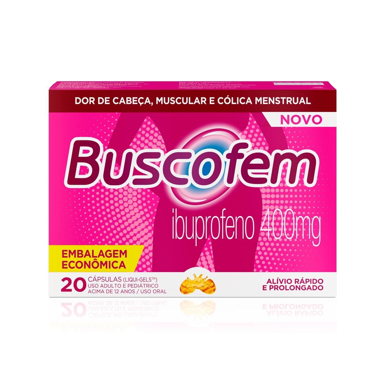 Buscofem 400Mg Cosmed Caixa Com 20 Cápsulas Moles