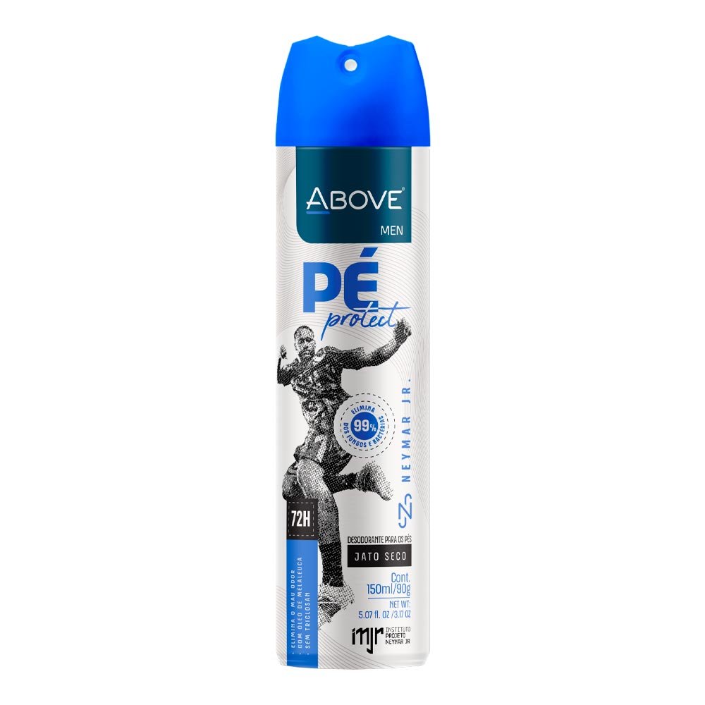 Desodorante para os Pés Above 150ml Jato Seco Neymar Mem
