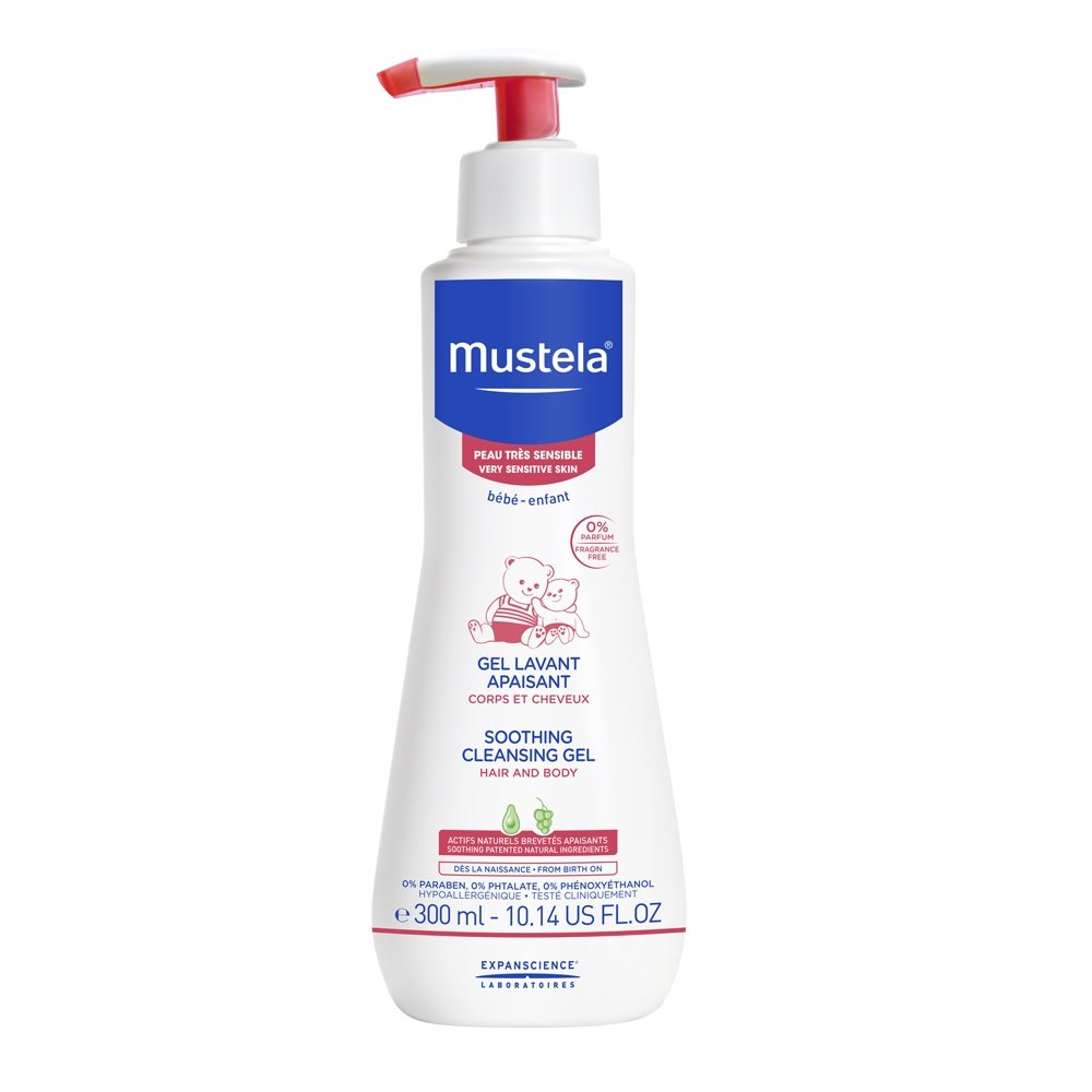 Gel Lavante Calmante Pele Muito Sensivel 300ml -MUSTELA