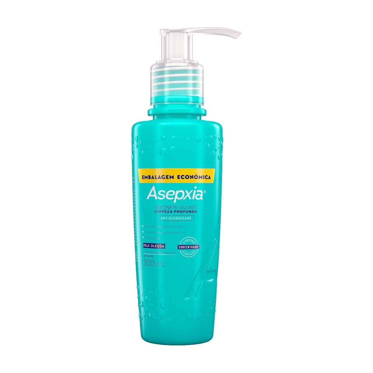 Sabonete Líquido Asepxia Limpeza Profunda com 300ml
