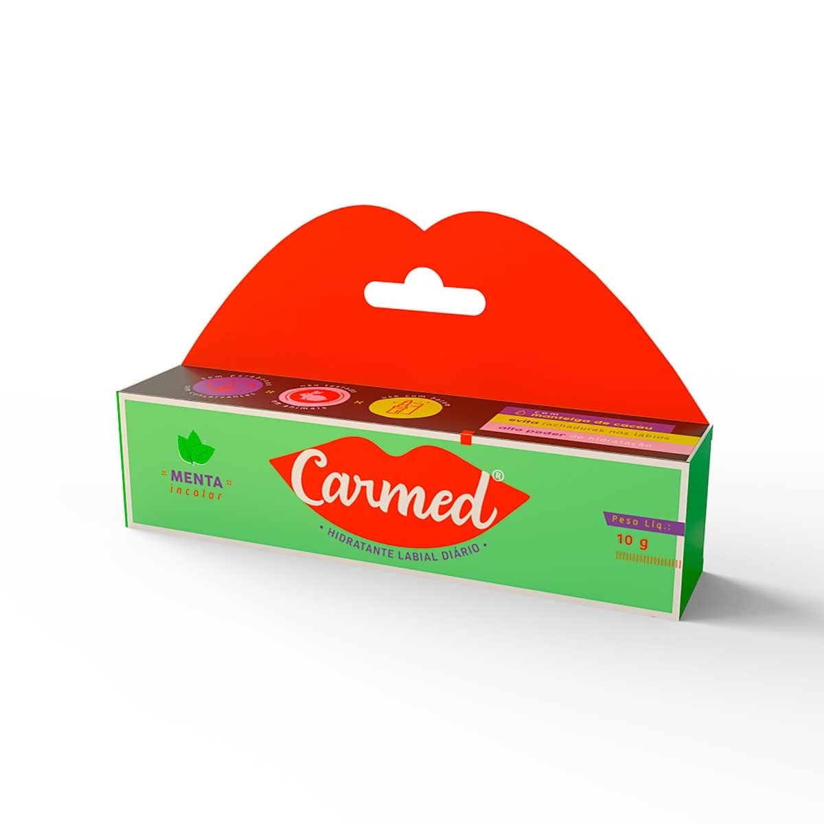 Hidratante Labial Menta Carmed  10g