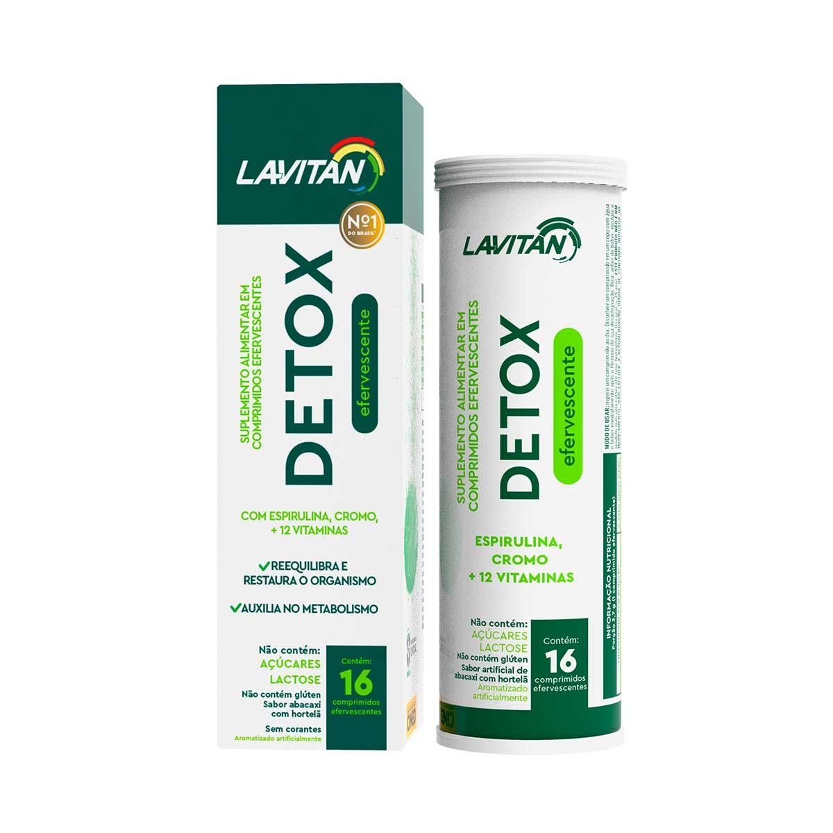 Lavitan Detox 16 Comprimidos Efervercente - CIMED