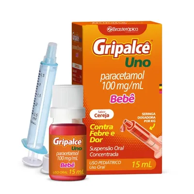 Gripalce Uno Bebê 100mg/ml Suspensão Oral 15ml -BRASTERAPICA
