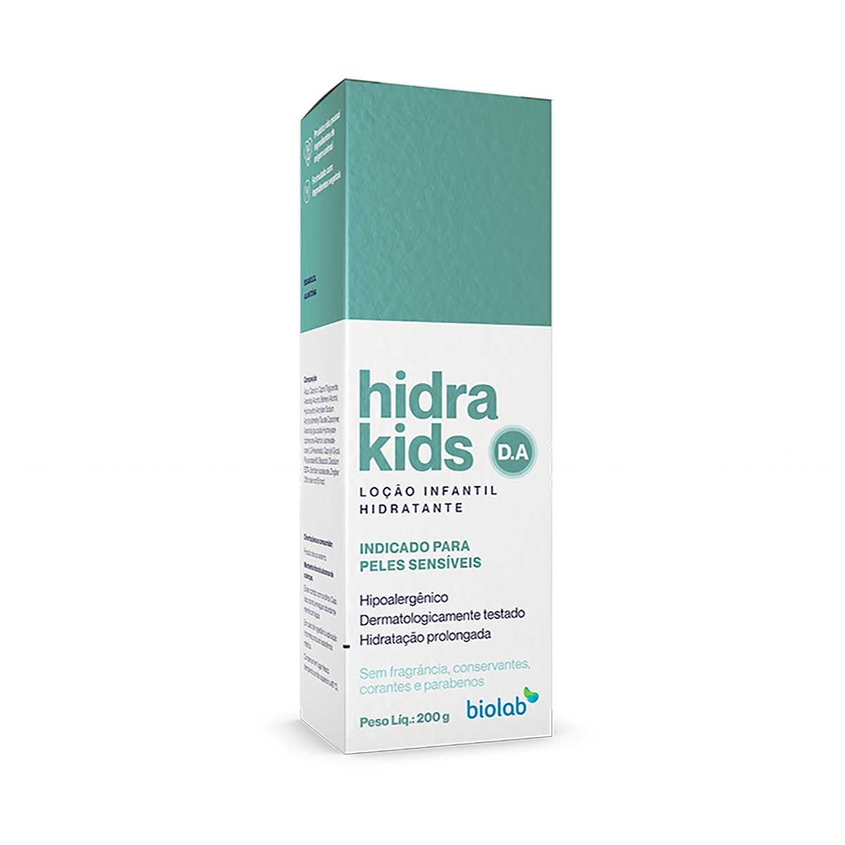 HidraKids DA Loção Hidratante Infantil 200g Biolab