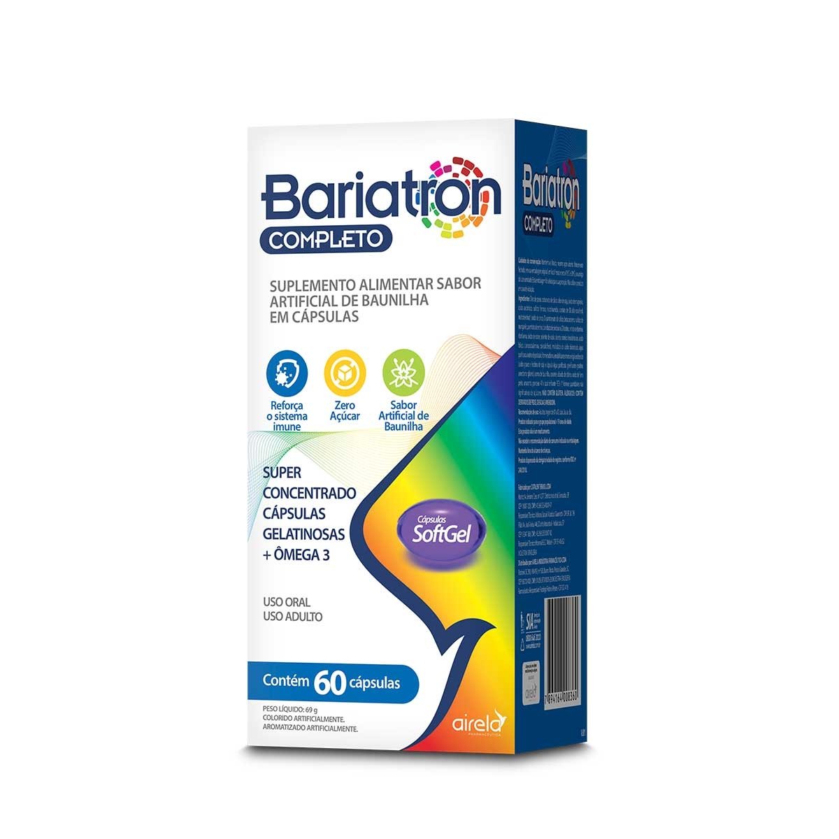 Bariatron Omega 3 AZ 1000mg 60 Comprimidos - AIRELA