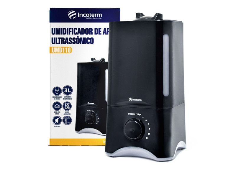 Umidificador de Ar Incoterm UMD110 Preto