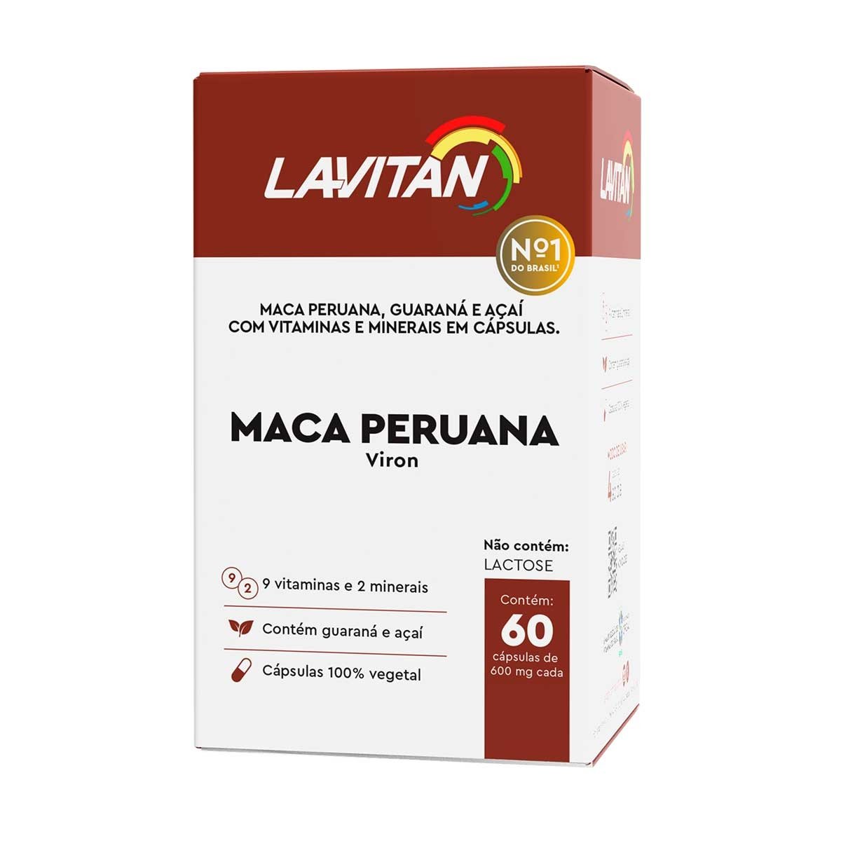 Maca Peruana Lavitan 60 Cápsulas