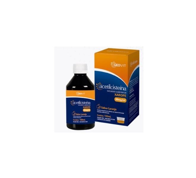 GEOVIT ACETIL 20MG/ML XPE LARANJA 100ML