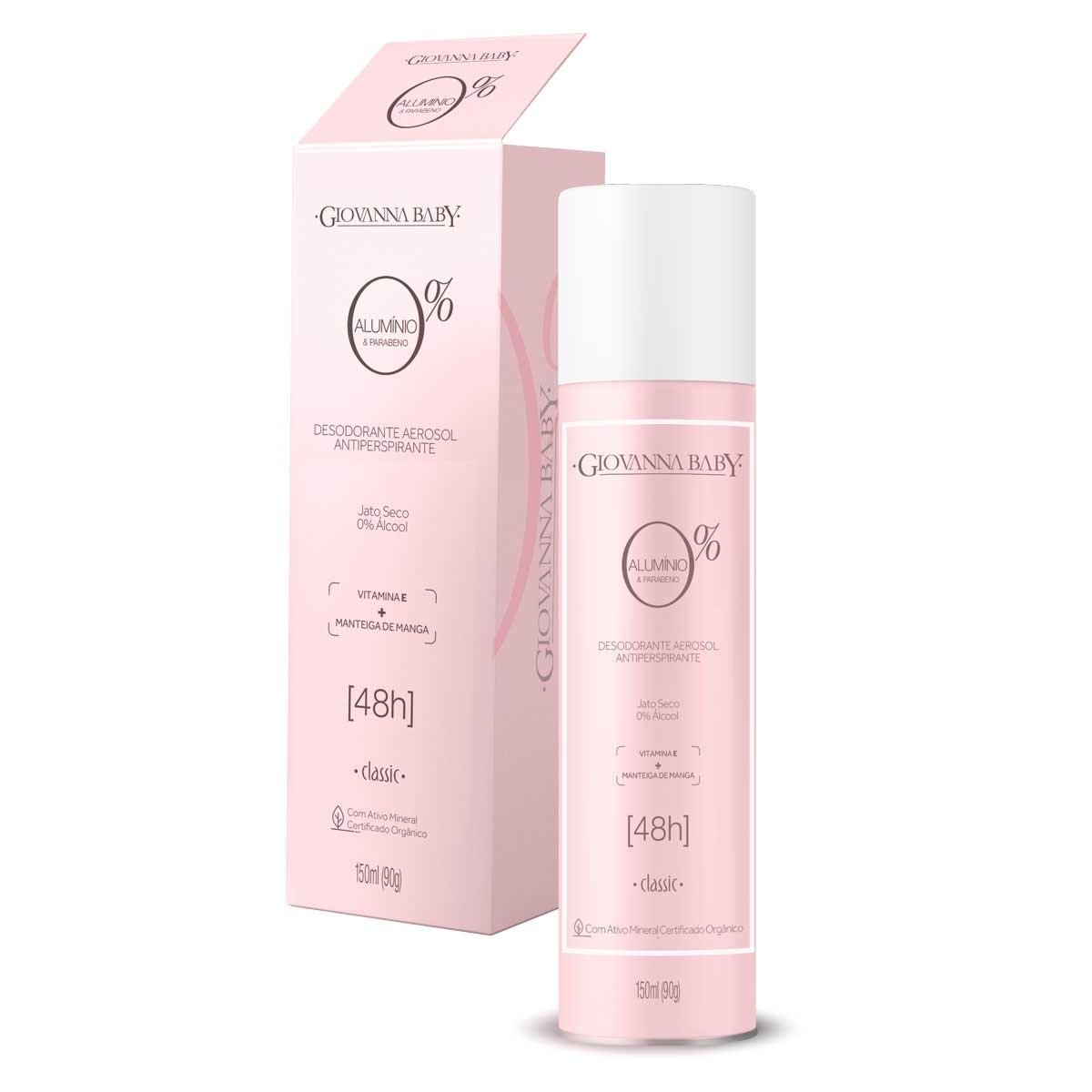 Desodorante Aerosol Classic 0% Aluminio 150ml -GIOVANNA BABY