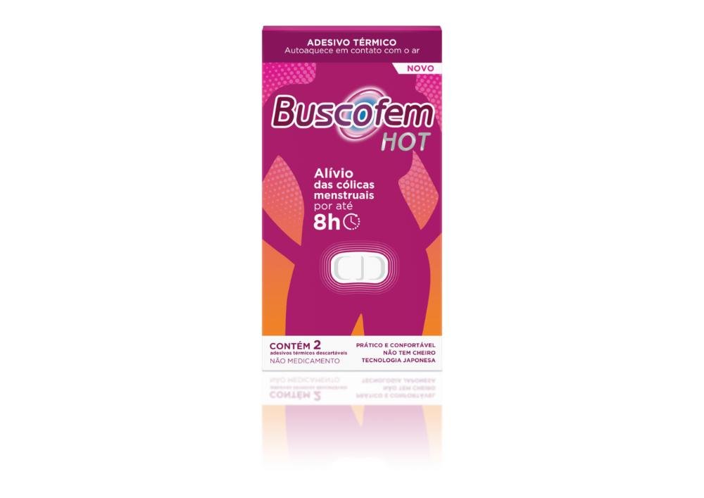 Buscofem Hot Adesivo Termico 2 Sachês