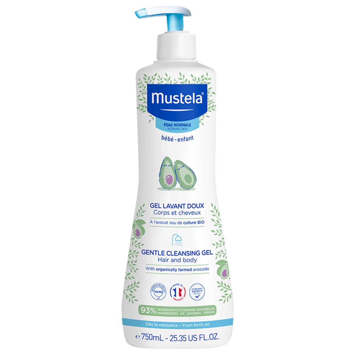 Gel de Limpeza Mustela Gel Lavant Doux 750ml