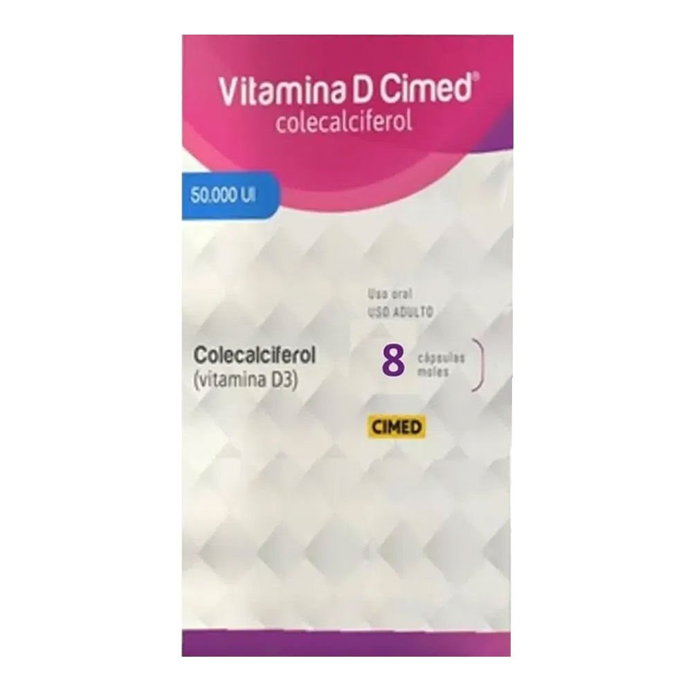 Vitamina D Cimed 50.000UI 8 comprimidos