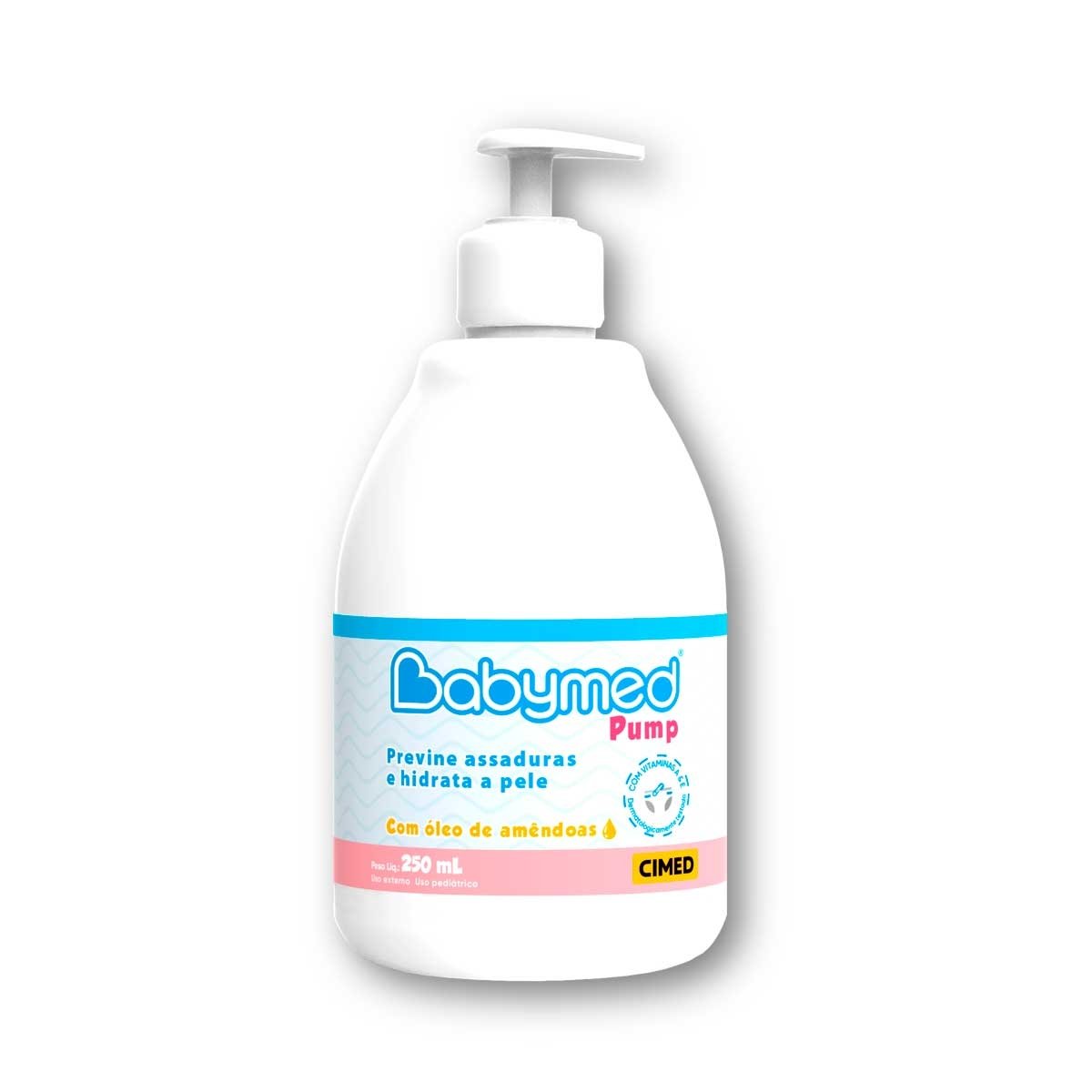 Loção Cremosa Babymed Pump com 250ml