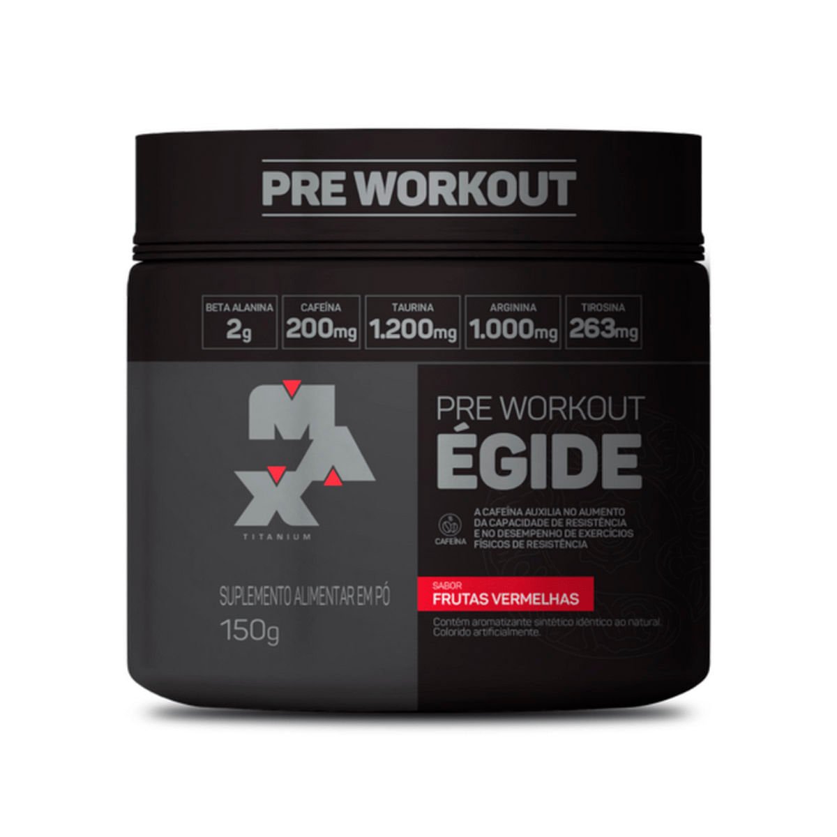 Horus Pré Workout Frutas Vermelhas Max Titanium 150G