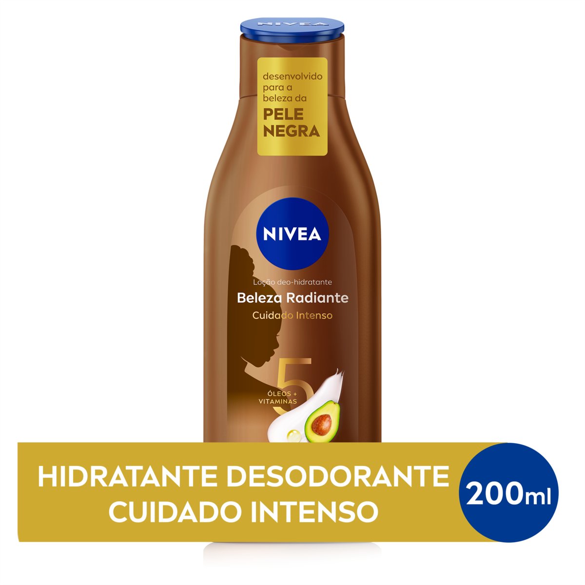 Loção Corporal Deo-Hidratante Nivea Beleza Radiante 200ml