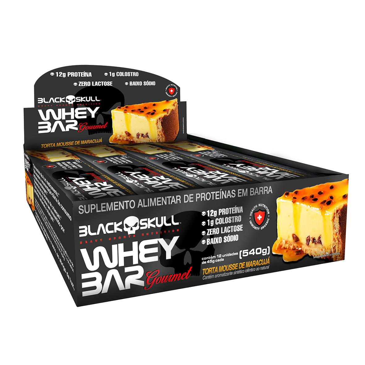 Barra Whey Gourmet Torta De Maracuja 45G