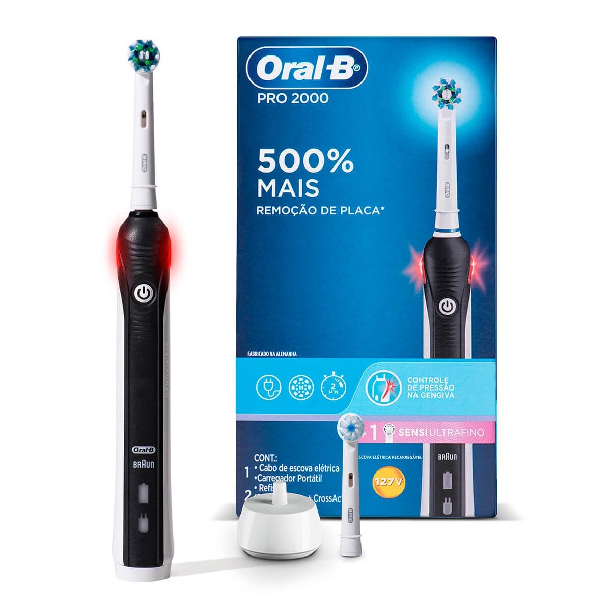 Escova de Dente Elétrica Oral-B Pro 2000 Sensi Ultrafino 220
