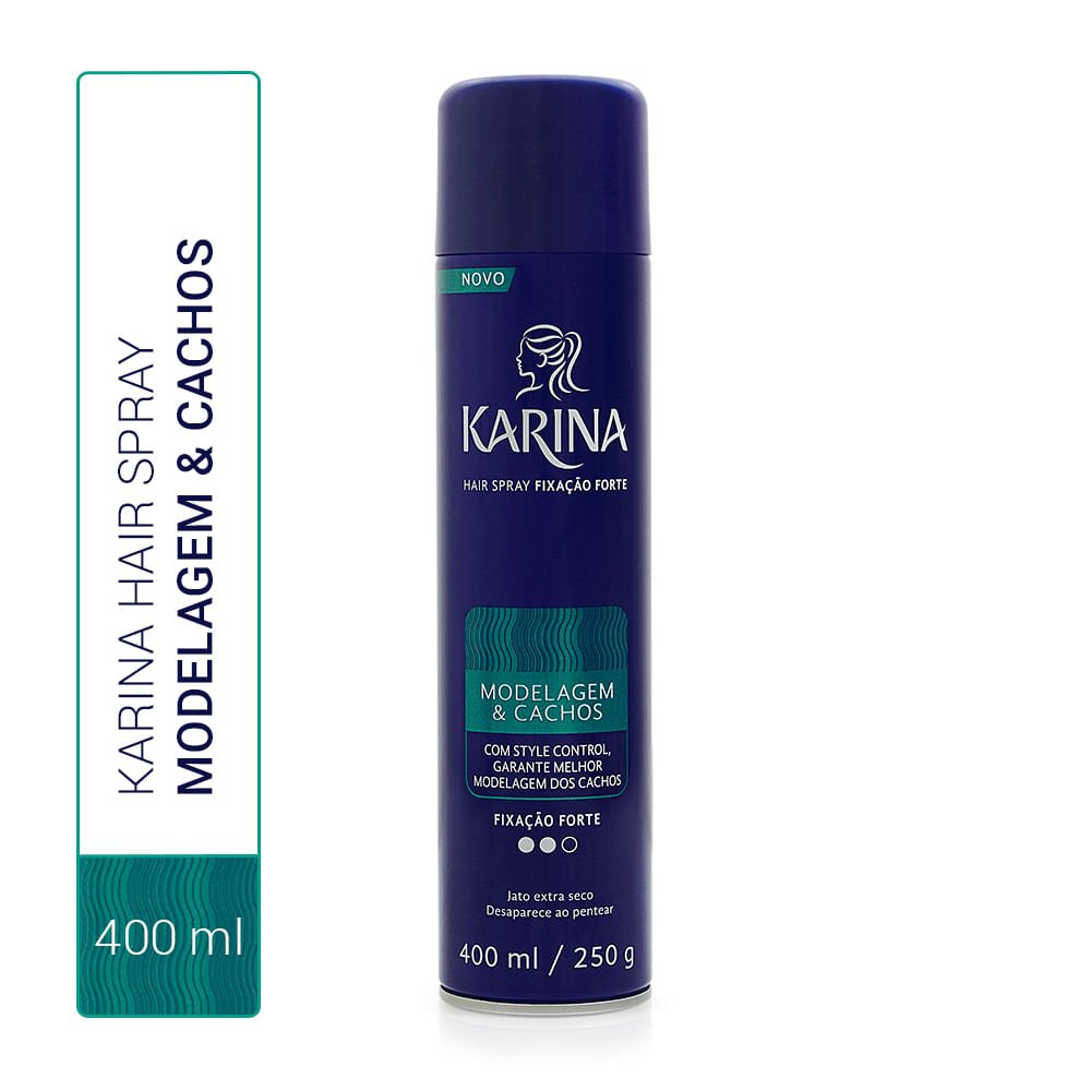 Fixador Capilar Spray Karina Forte 400ml