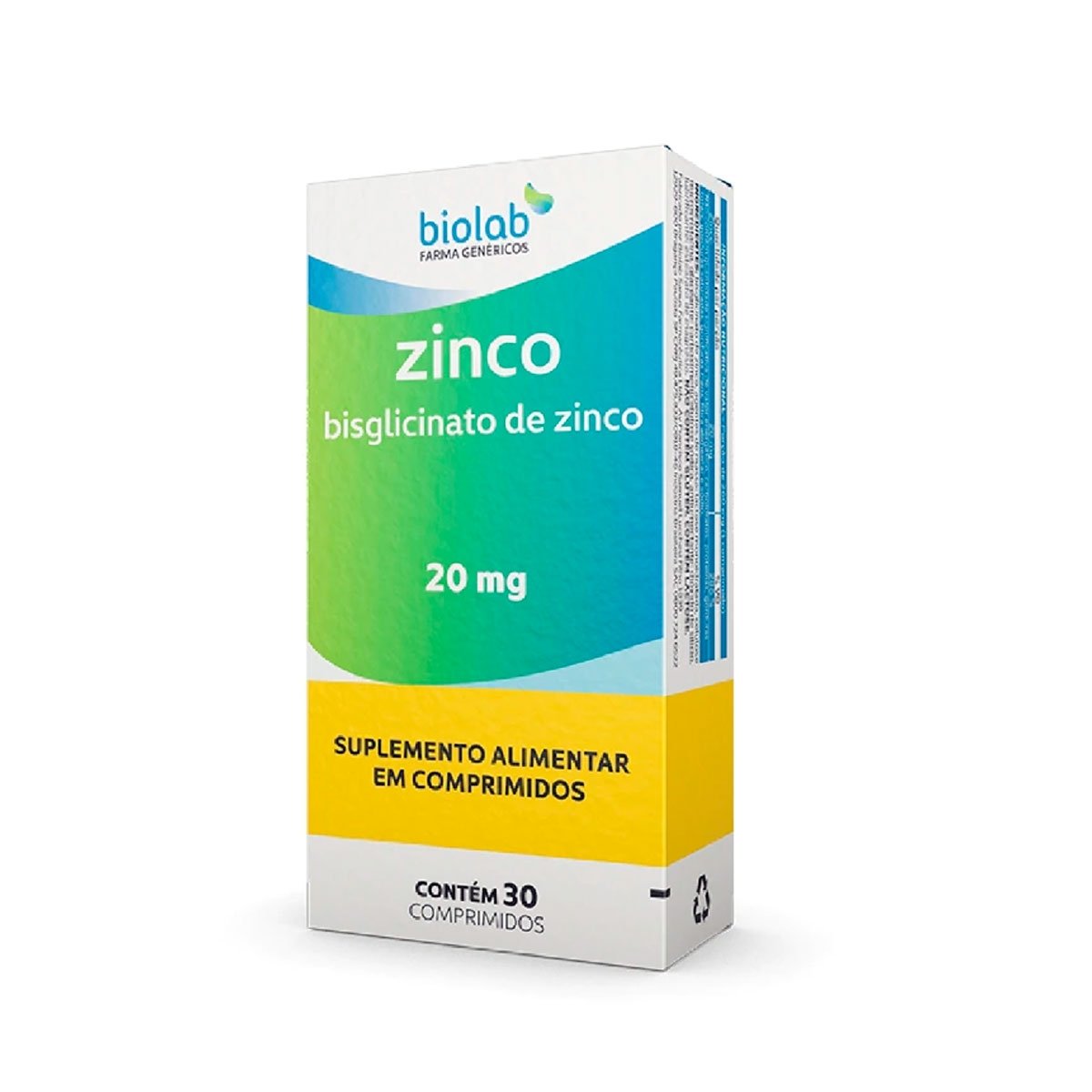 ZINCO 20MG C/30CP (BLB)