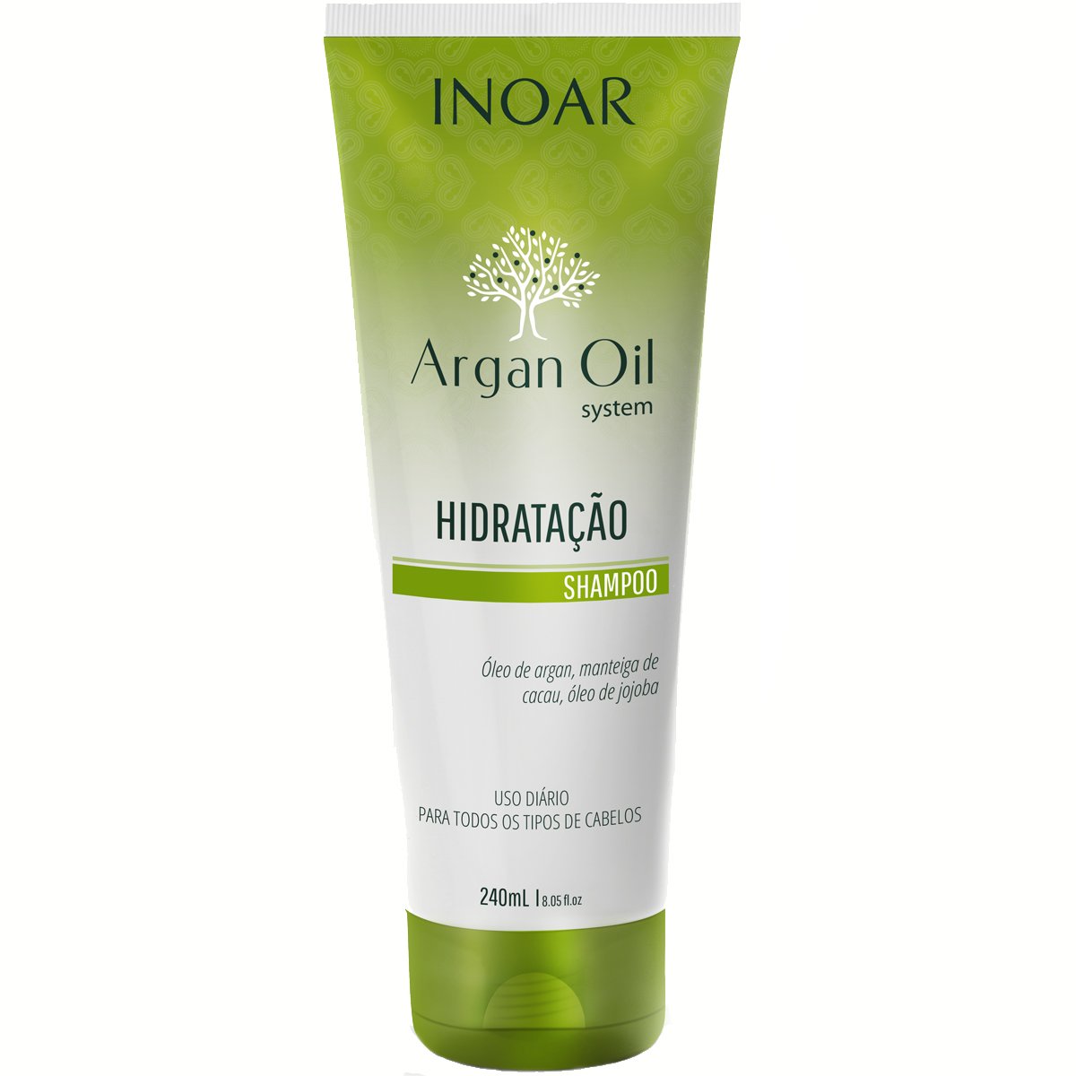 Shampoo Hidratante Inoar Argan Oil System Bisnaga 240ml