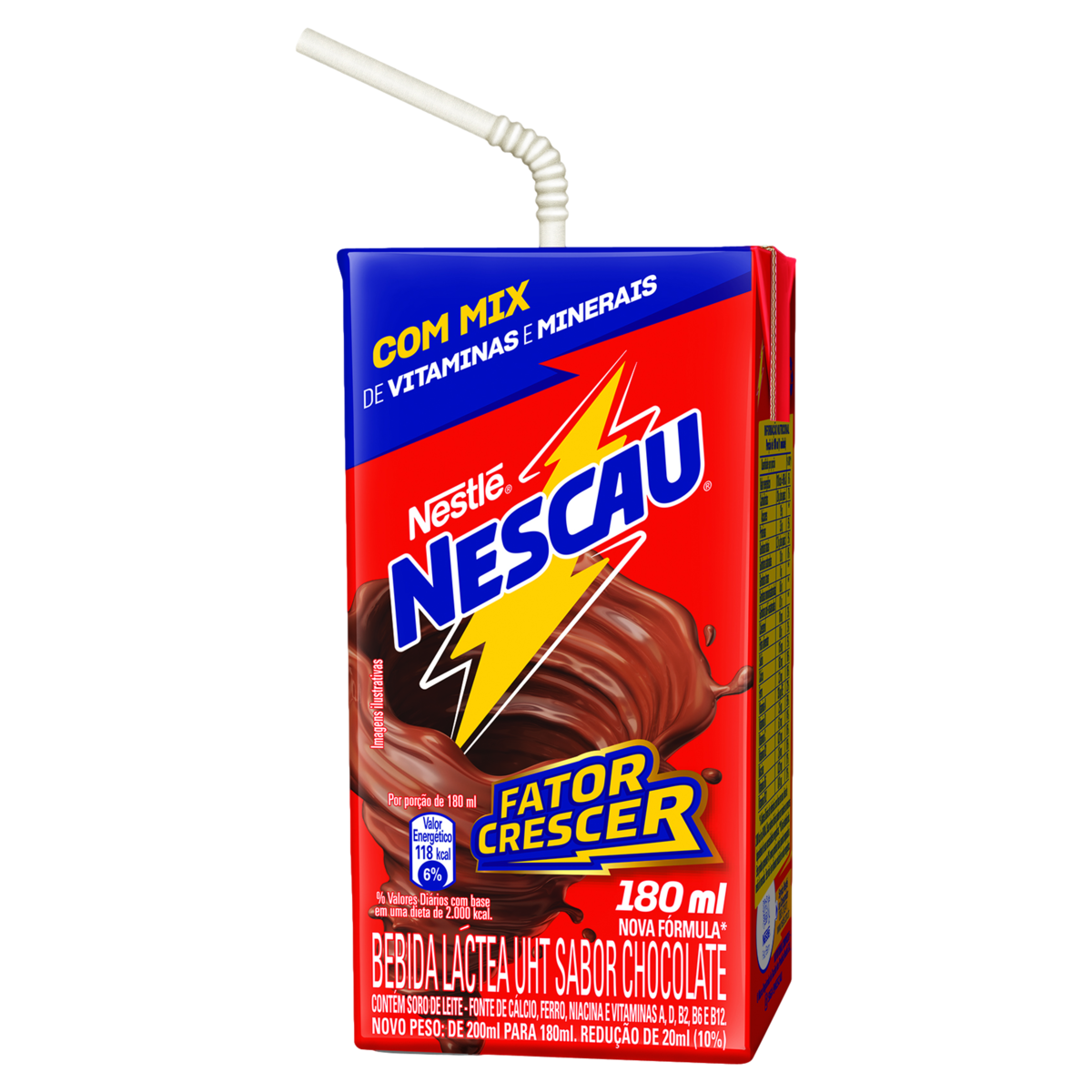 Bebida Láctea Uht Chocolate Nescau 180Ml