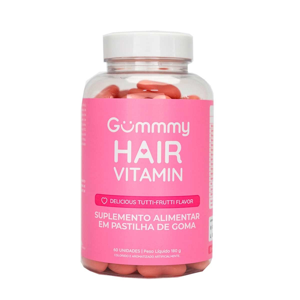 Gummy Hair Tutti-Frutti Com 60 Gomas