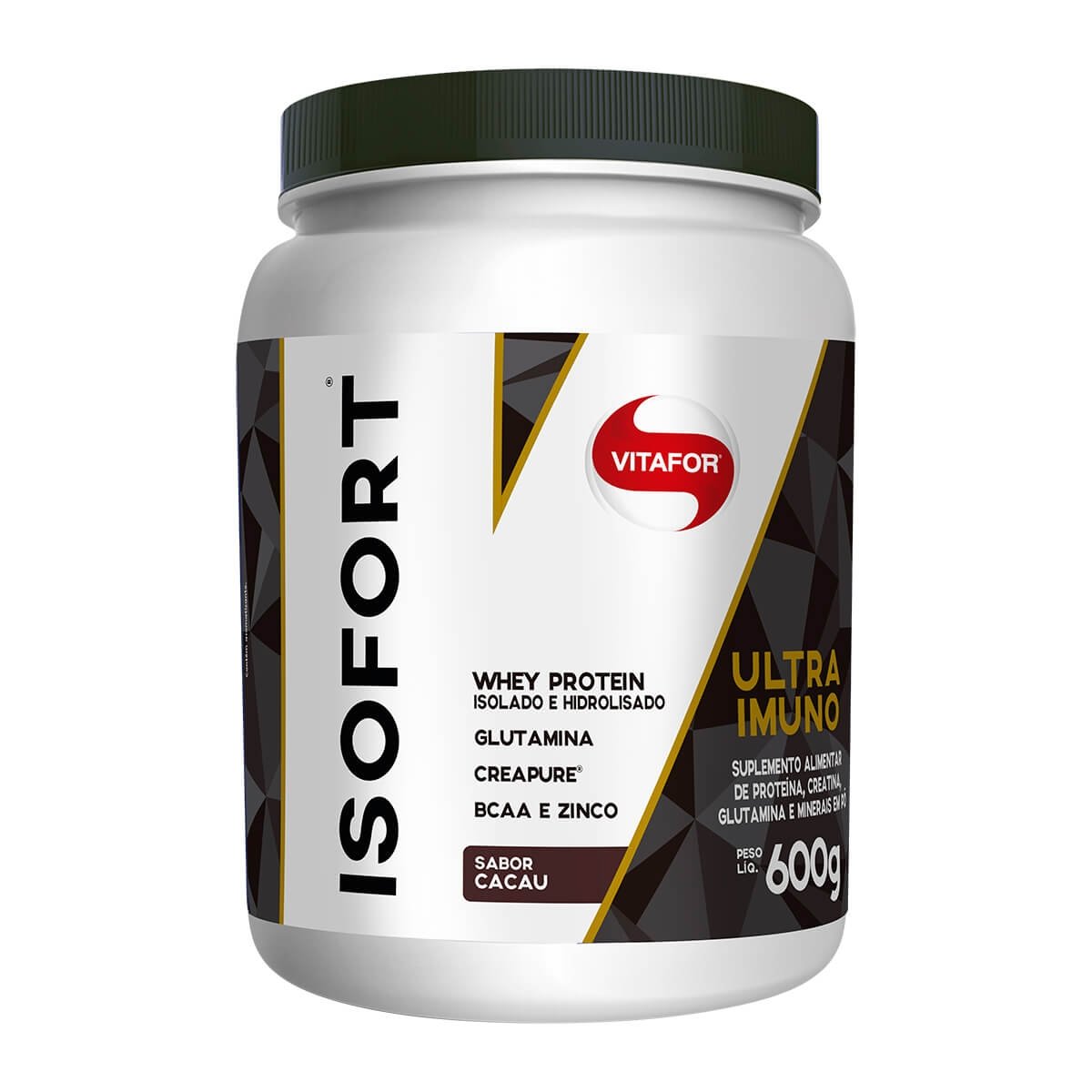 Whey Protein Vitafor Isofort Ultra Imuno Cacau 600g