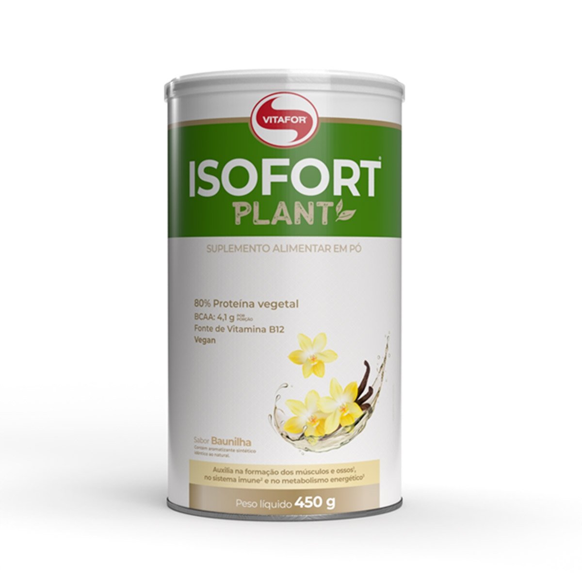 ISOFORT PLANT VITAFOR 450G BAUNILHA
