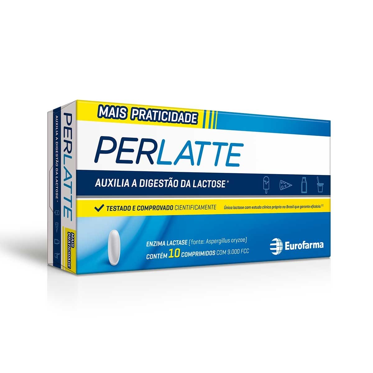 Perlatte 9.000 FCC 10 Comprimidos - EUROFARMA