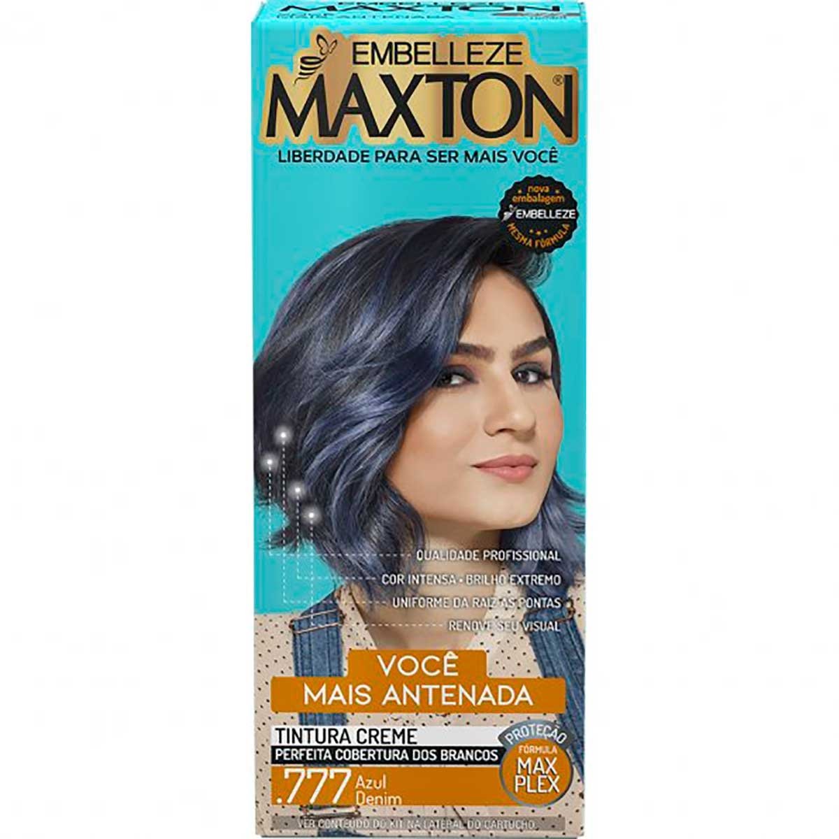 Tintura Creme Maxton .777 Azul Denim