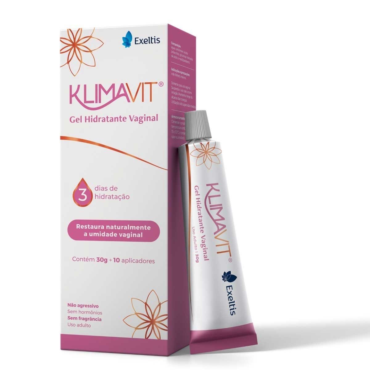 Klimavit 30g de gel de Uso Vaginal +10 Aplicadores - EXELTIS