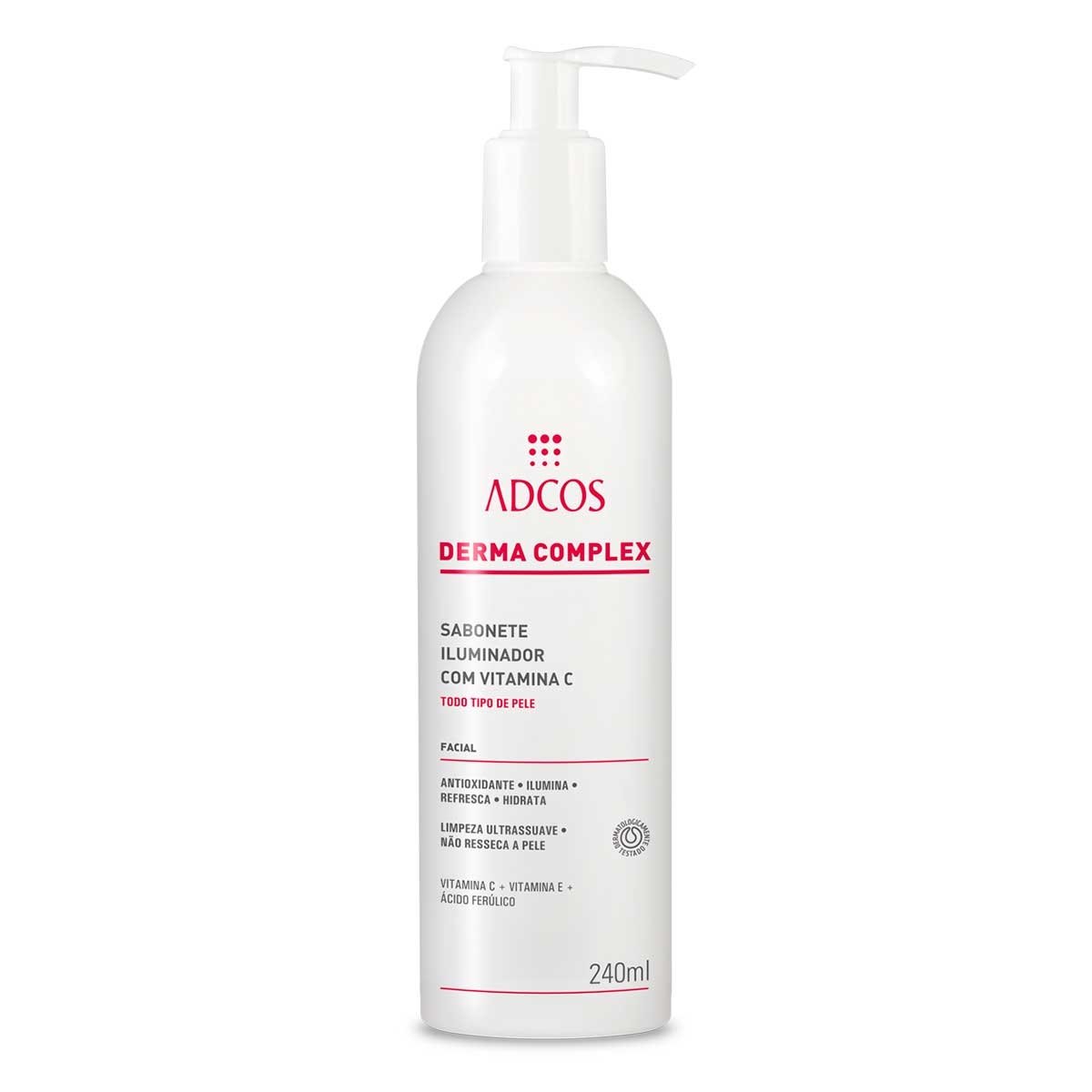 Sabonete Iluminador Derma Complex Vitamina C 240ml - ADCOS