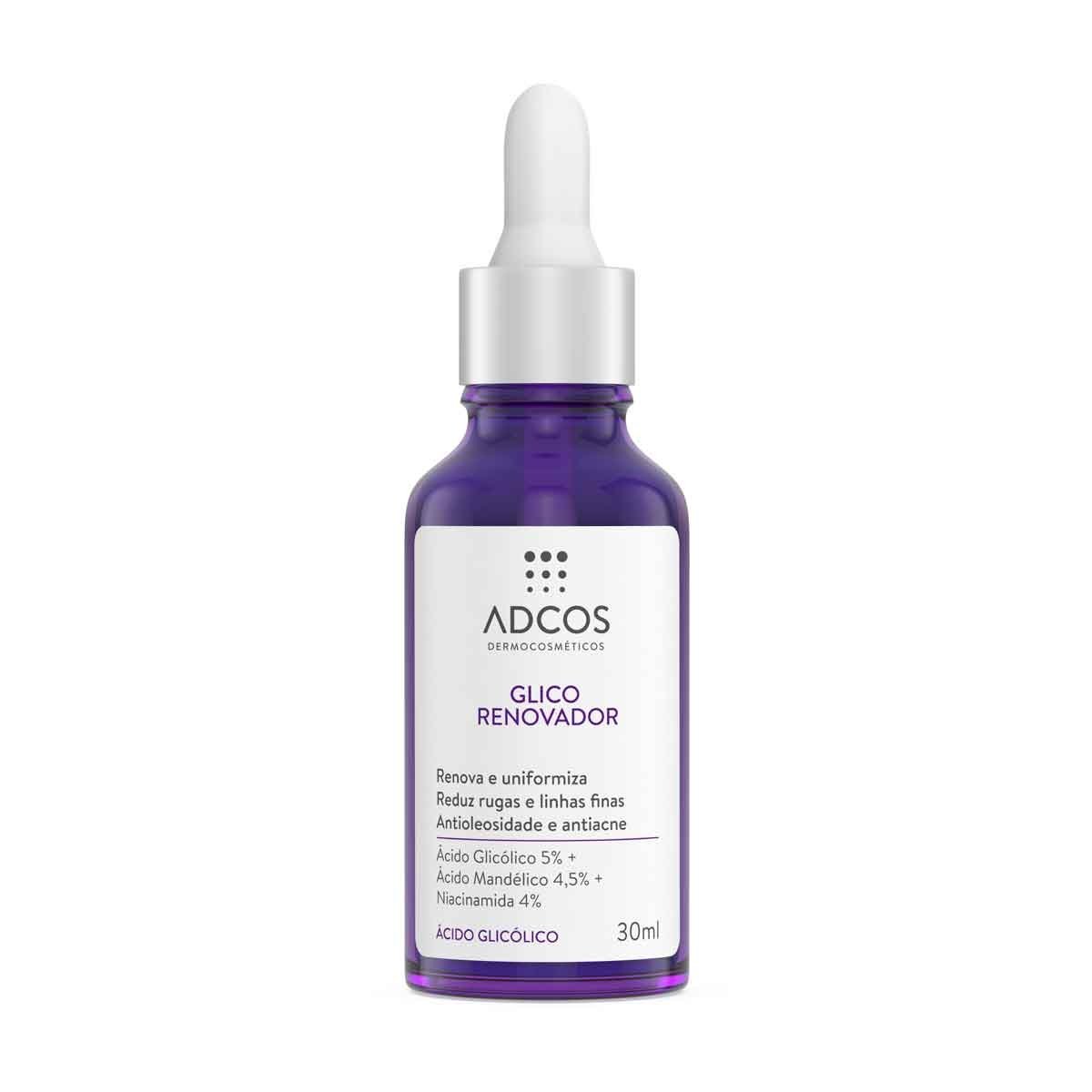 Sérum Facial Adcos Glico Renovador com 30ml