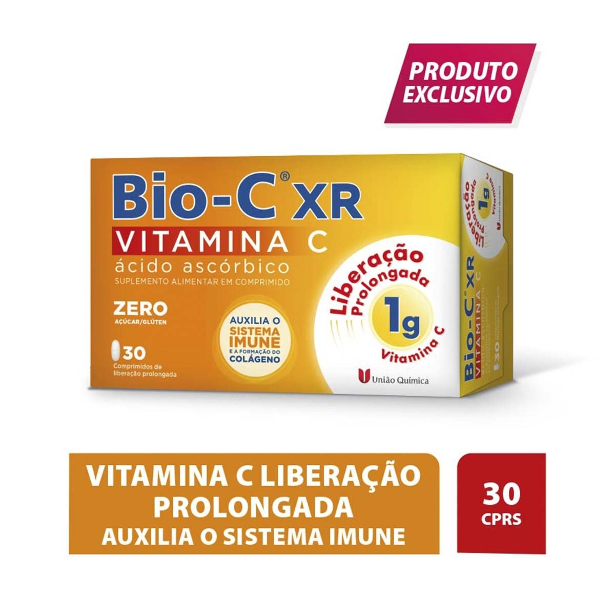 KIT VITAMINA C BIO C XR 1G 30CP