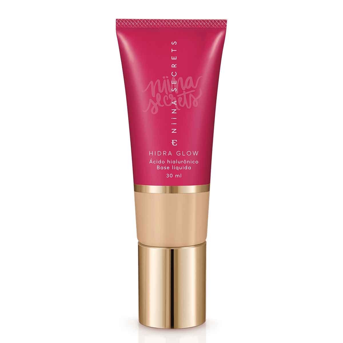 Base Líquida Hidra Glow Cor 05 com 30ml - NIINA SECRETS