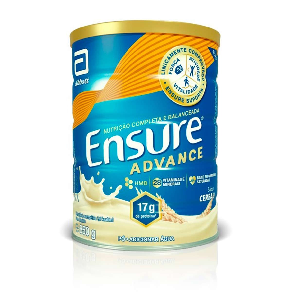 Suplemento Alimentar Sabor Cereal 850g - ENSURE ADVANCE