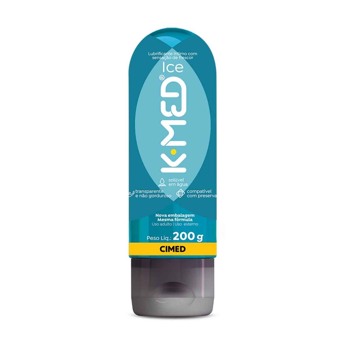 Lubrificante Íntimo Ice K-Med Squeeze 200g