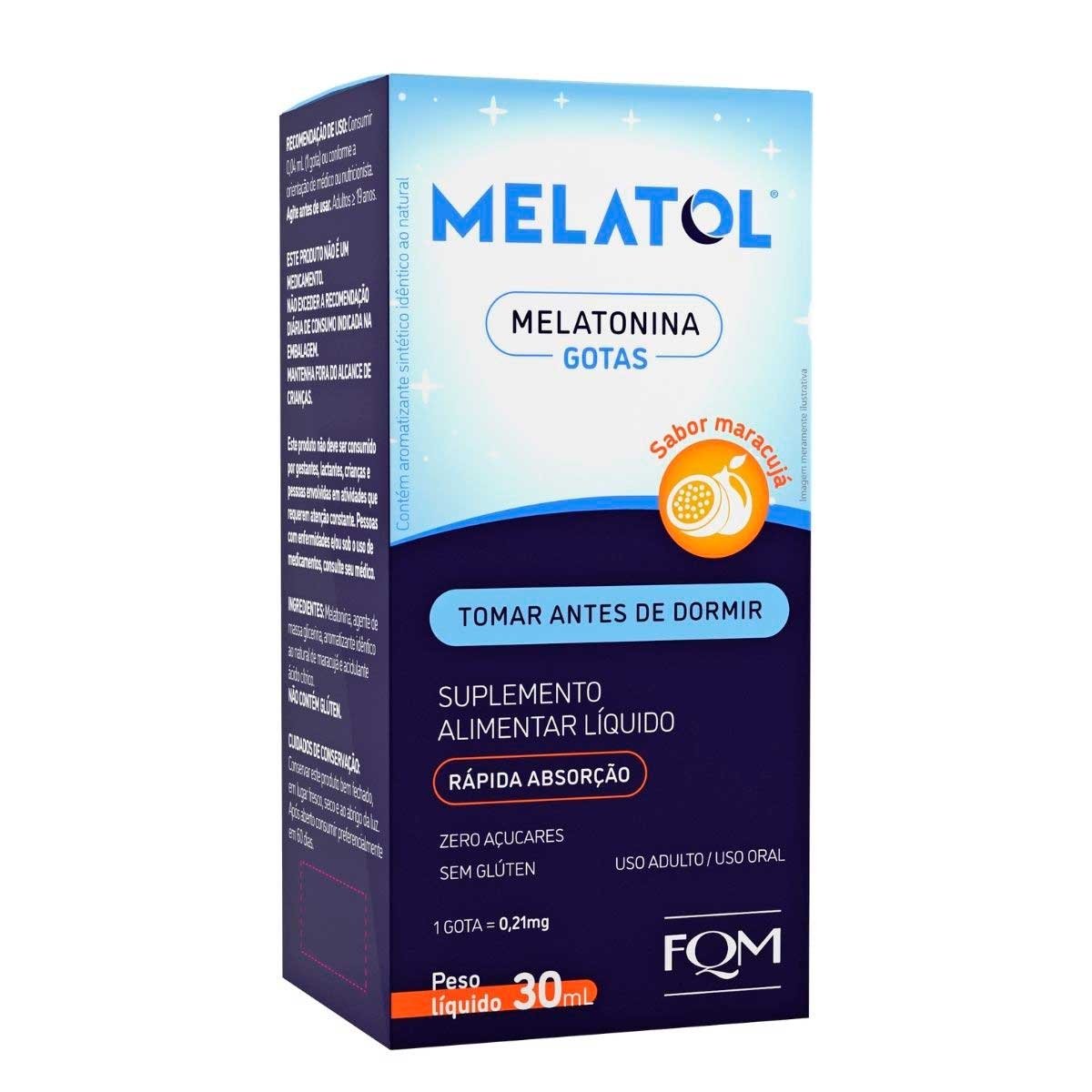 Suplemento Alimentar Melatol Sabor Maracujá Fqm 30Ml