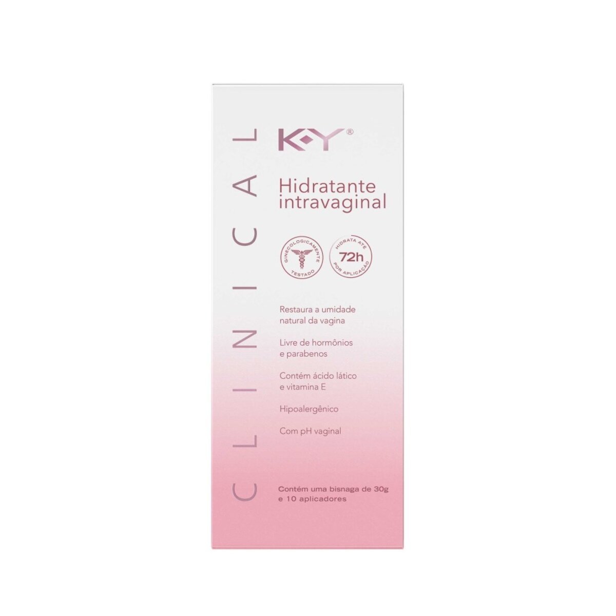 Gel Clinical Hidratante Intravaginal 30g+10 Aplicadores -K-Y