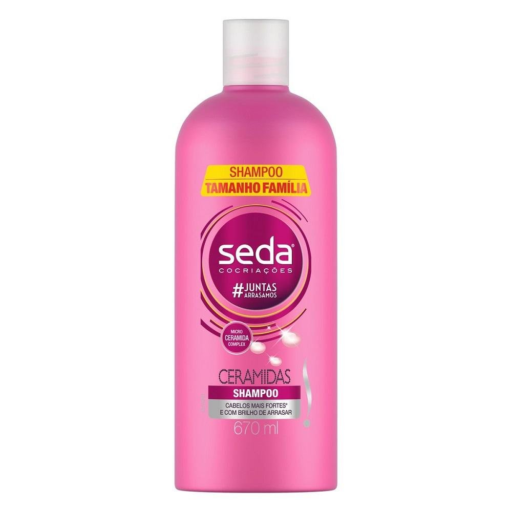 Shampoo Seda Ceramidas Frasco 670ml Tamanho Família