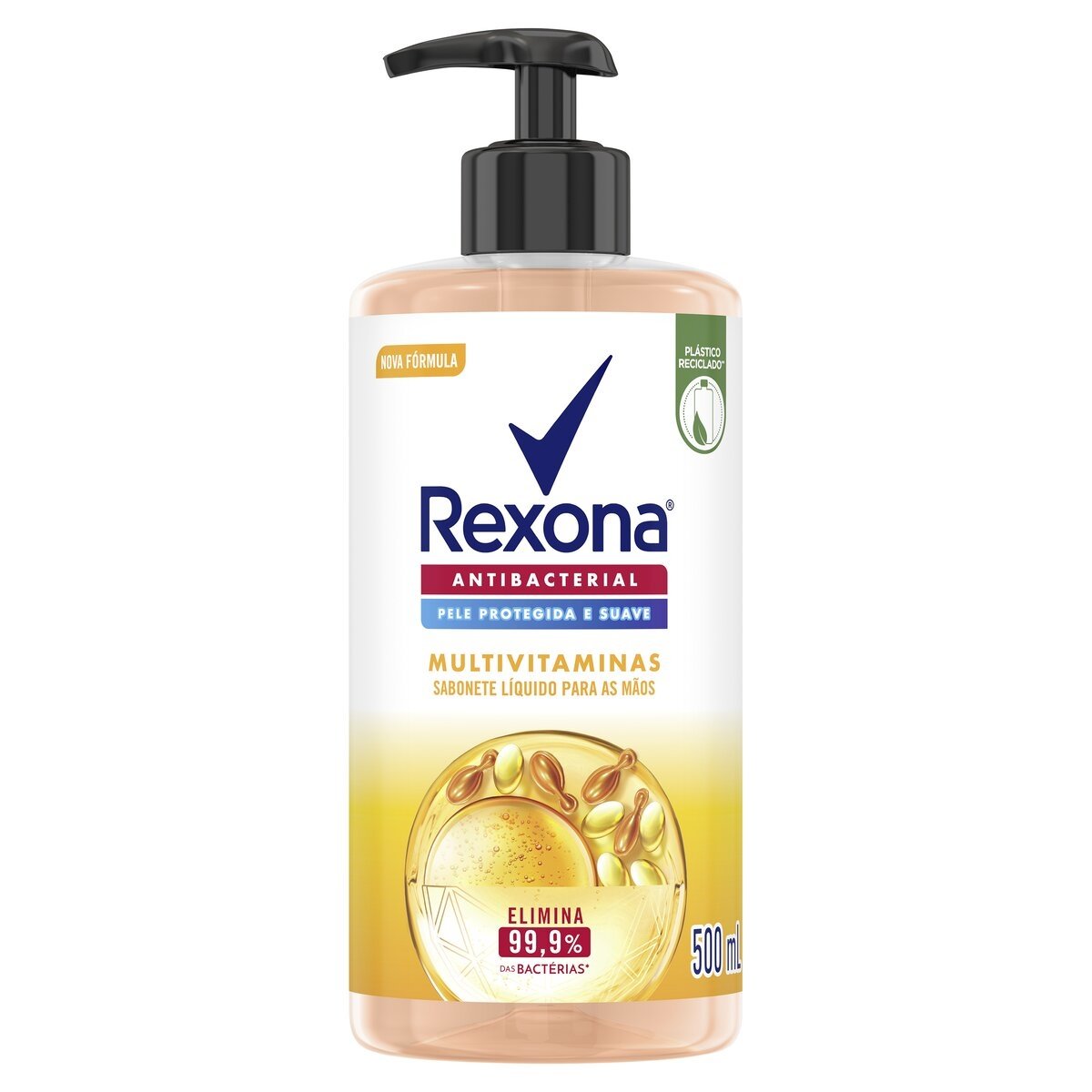 Sabonete Liquido Rexona P/Maos Antib Multiv.500ml