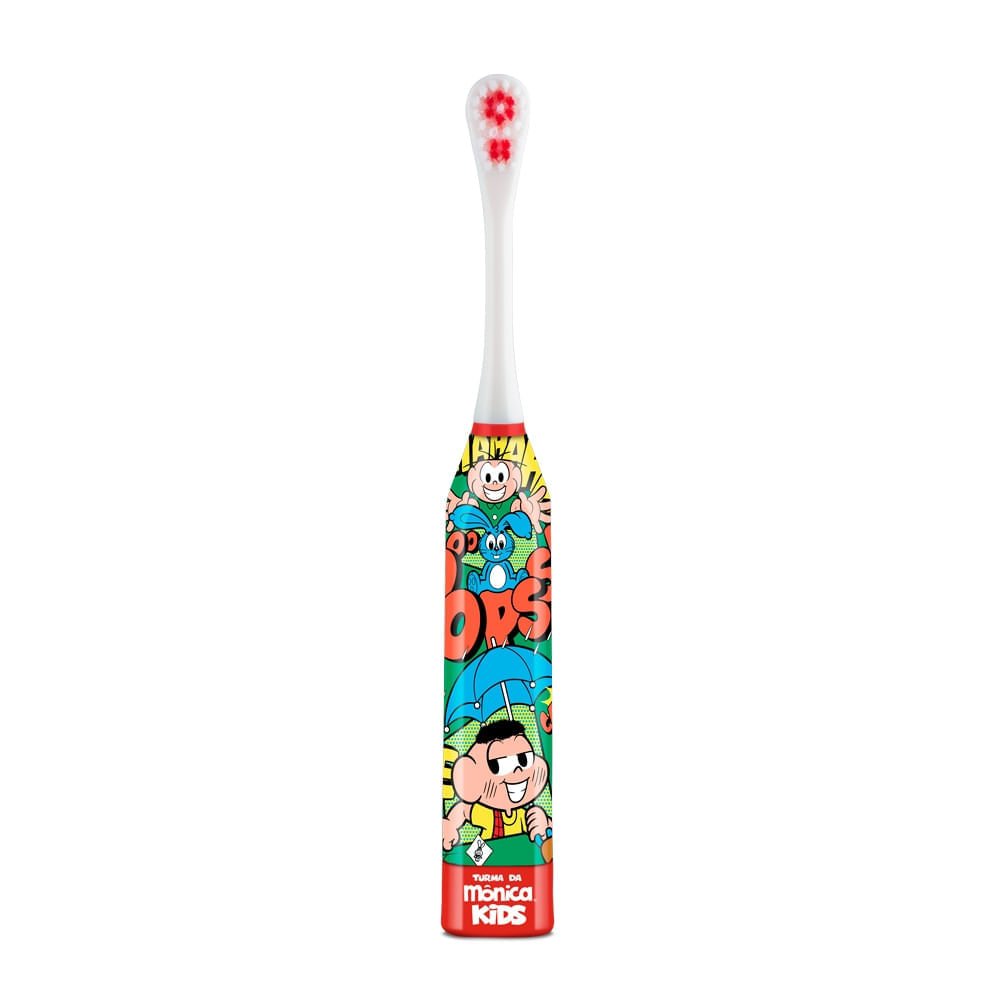 Escova Dental Elétrica Infantil Cebolinha Tdm - MULTILASER