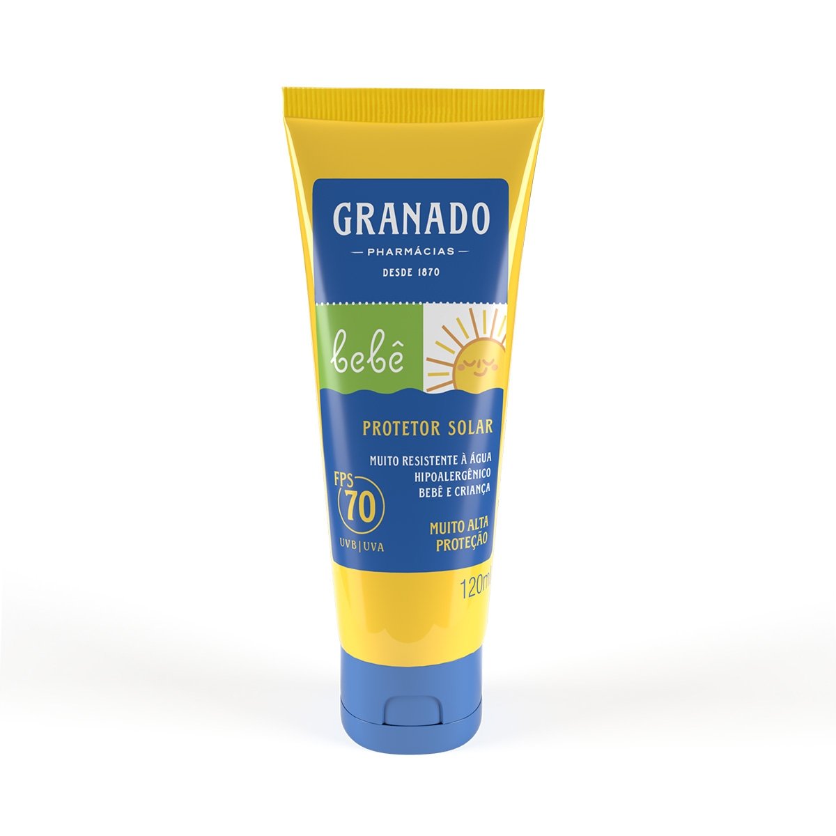 PROT SOL GRANADO BEBE FPS70 120ML