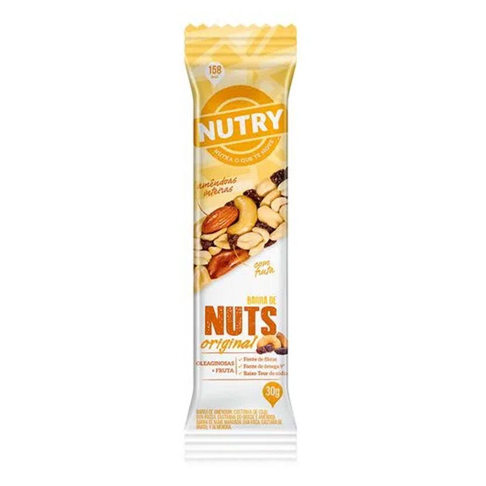 Barra de Cereal Nutry Nuts original com 30g