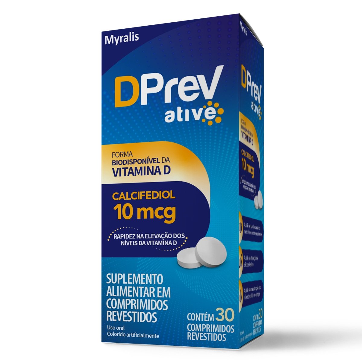 DPrev Ative 30 Comprimidos - MYRALIS