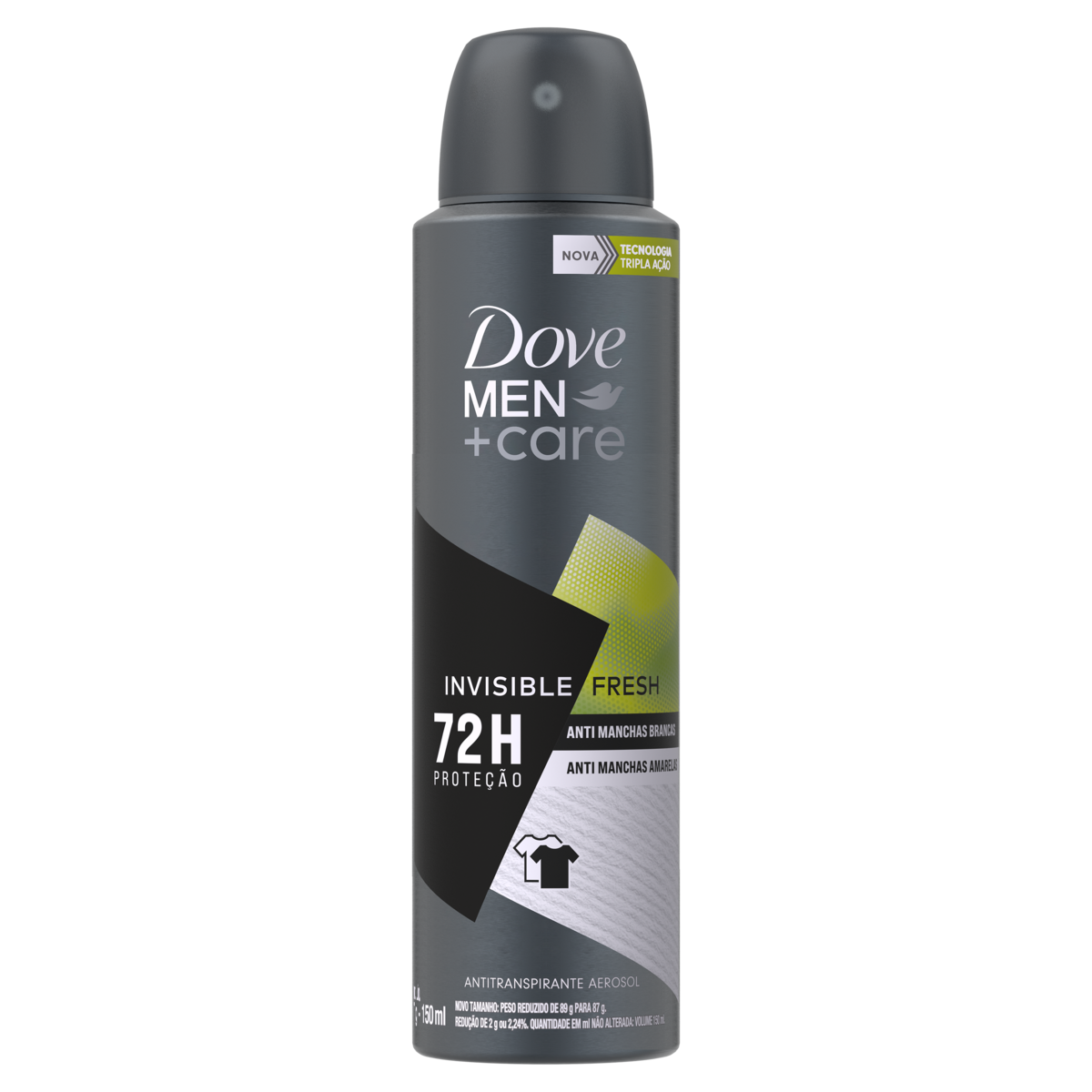 Desodorante Dove Men Care Aerosol Invisible Fresh 150ml