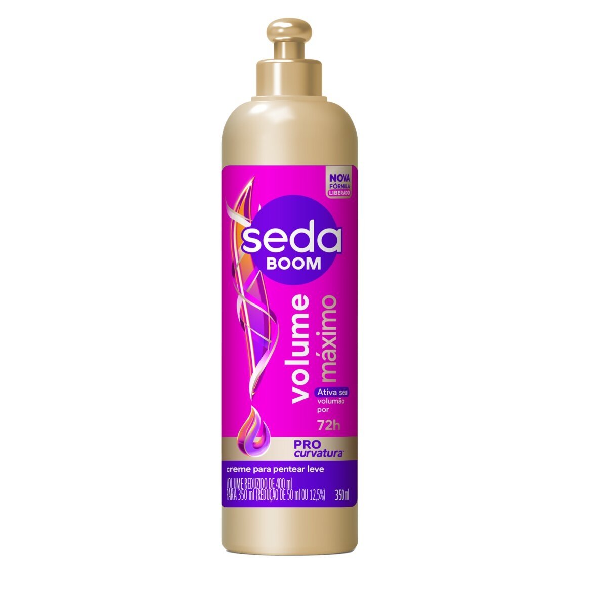 Creme Para Pentear Boom Volume Max Seda 350Ml