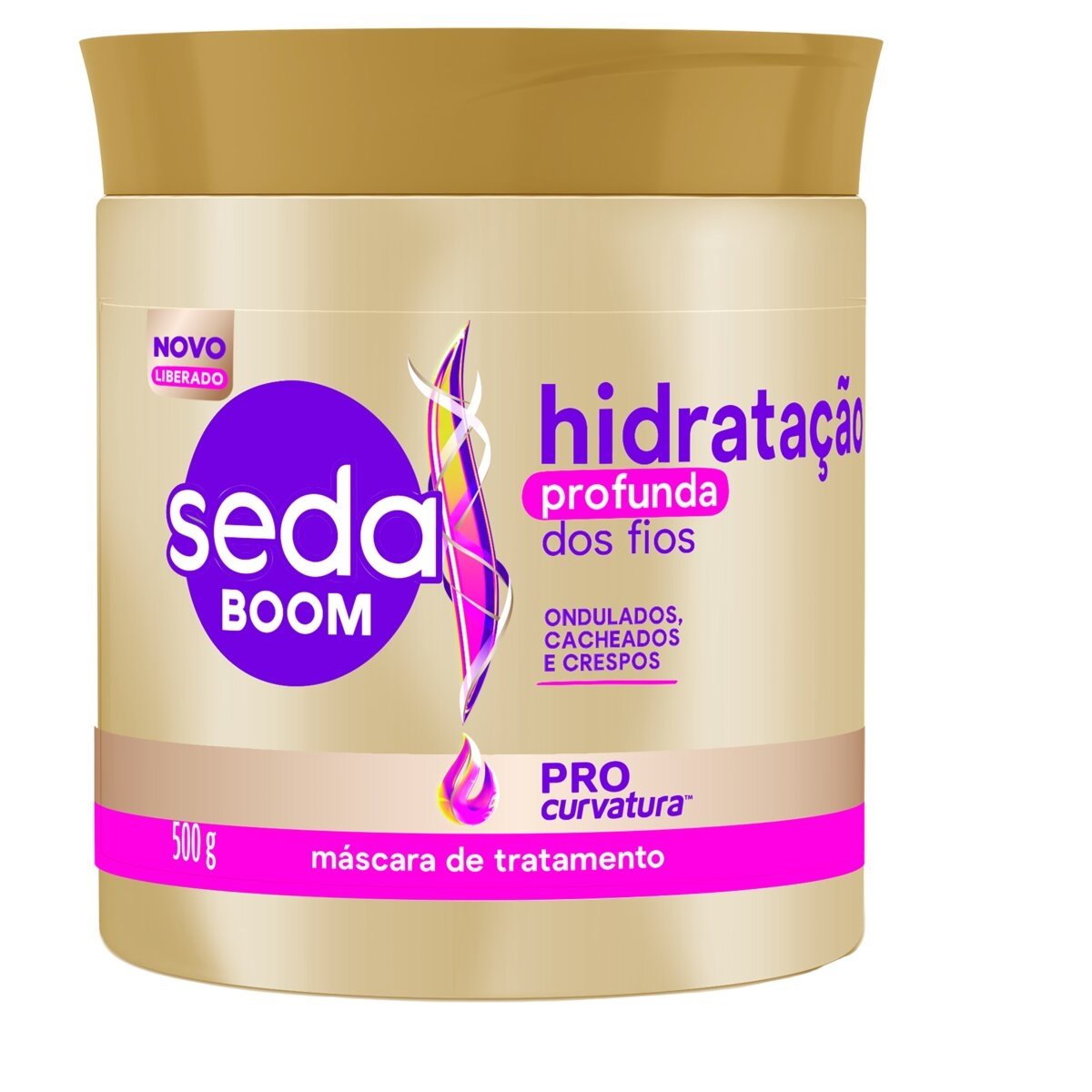 Seda Boom Máscara de Hidratação Profunda Pote 500g