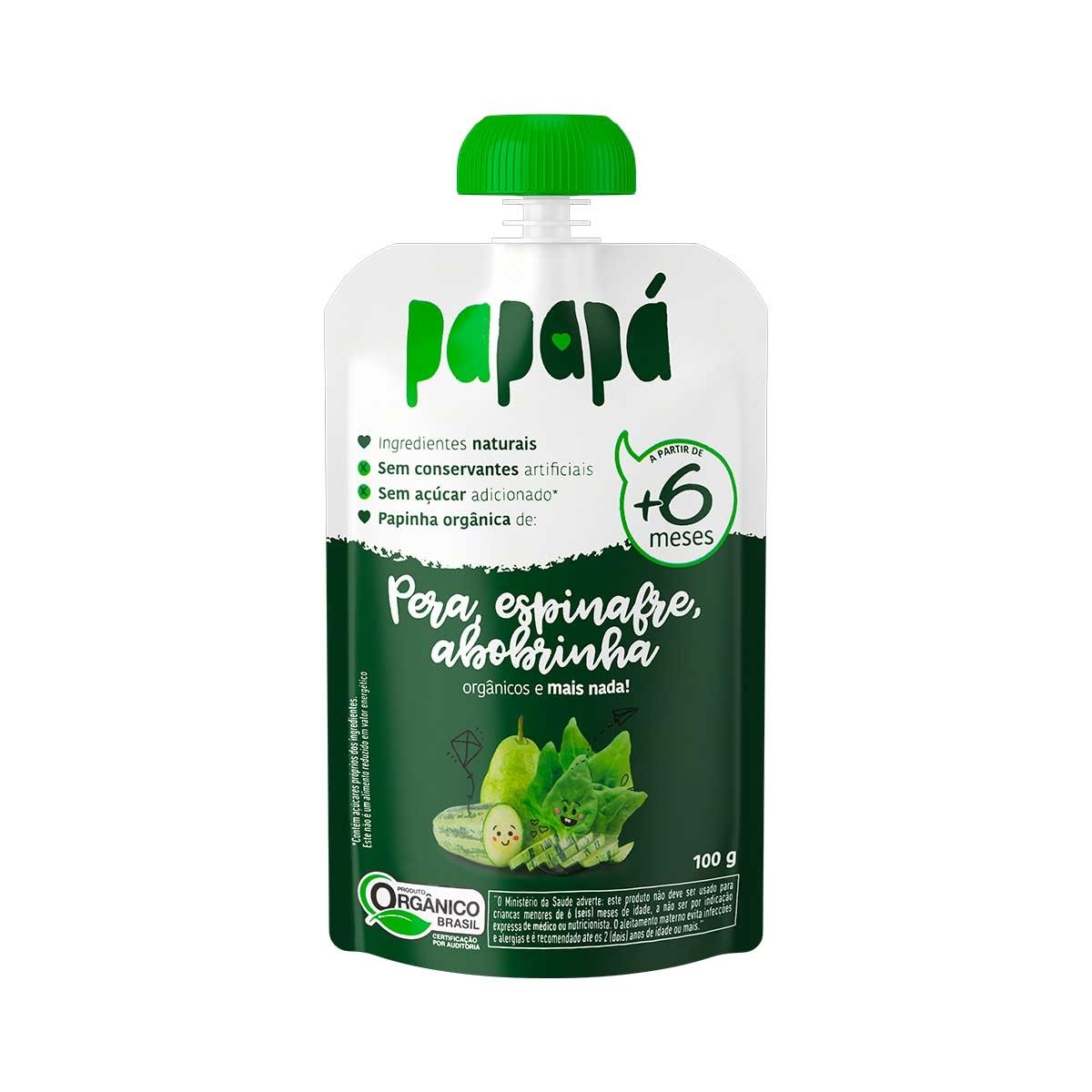 PAPINHA ORG PAPAPA PERA ESPINA ABOB 100G